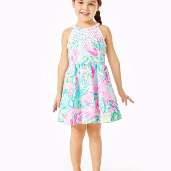 NWT Lilly Pulitzer Girls Little Kinley Dress - Picture 2 of 6